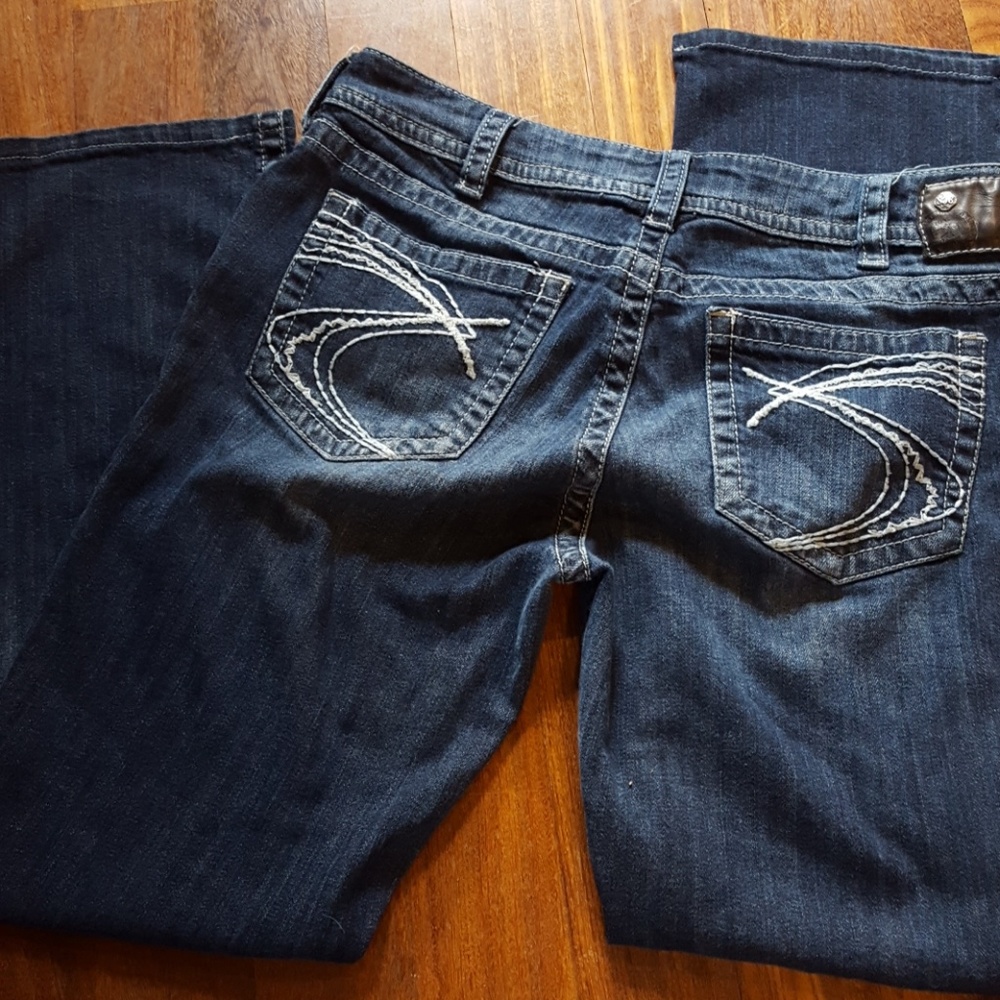 Silver jeans
